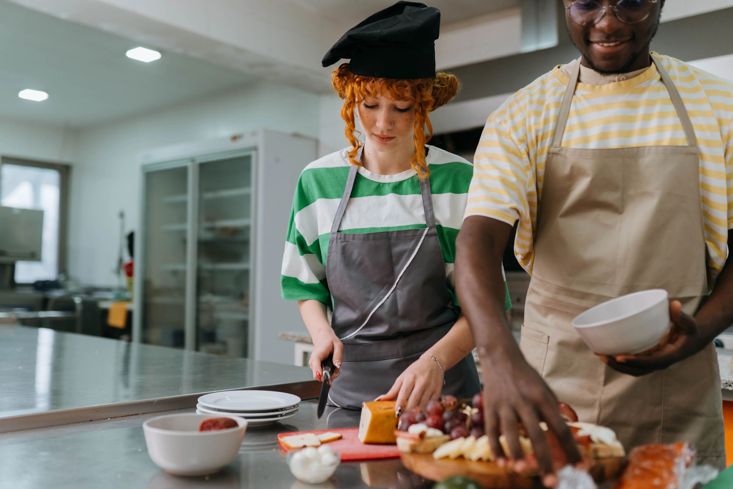 Big Belly Burger team member in the kitchen